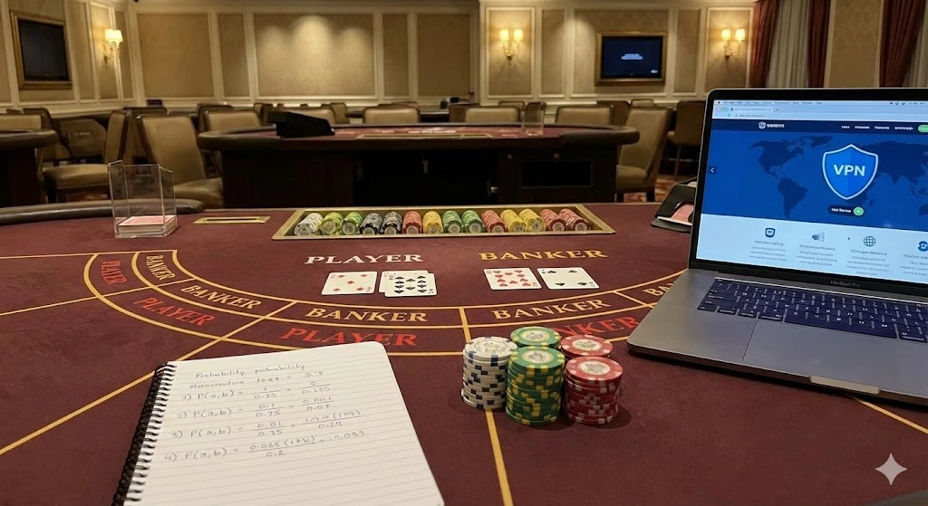 Baccarat: Phân tích xác suất 1.06% lợi thế nhà cái tại cửa Banker và cách truy cập Kubet không chặn